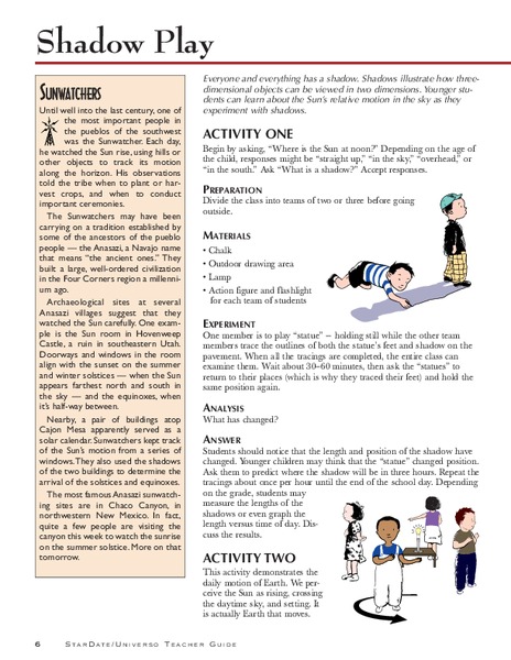 Shadow Play Activity