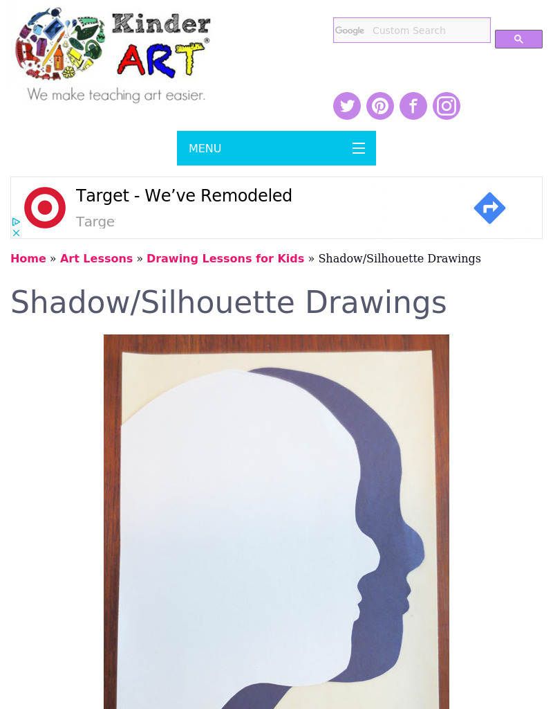 Shadow Pictures Lesson Plan