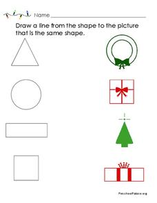 Shape Matching Lesson Plan
