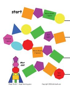 Shape Rocket Worksheet