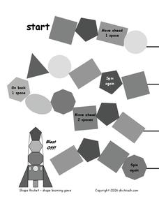 Shape Rocket Worksheet