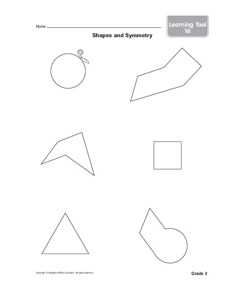 Shapes and Symmetry Worksheet