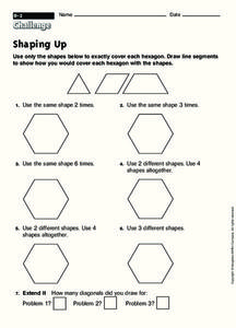 Shaping Up Worksheet