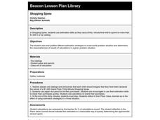 Shopping Spree Lesson Plan