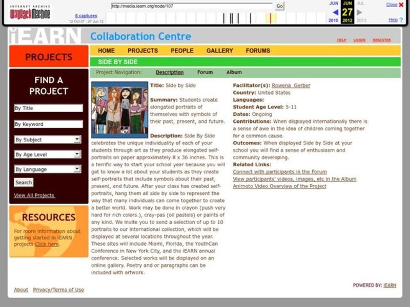 Side By Side Lesson Plan