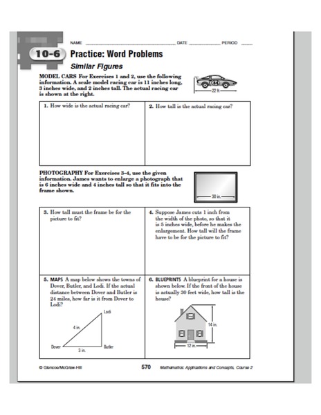 Similar Figures Worksheet