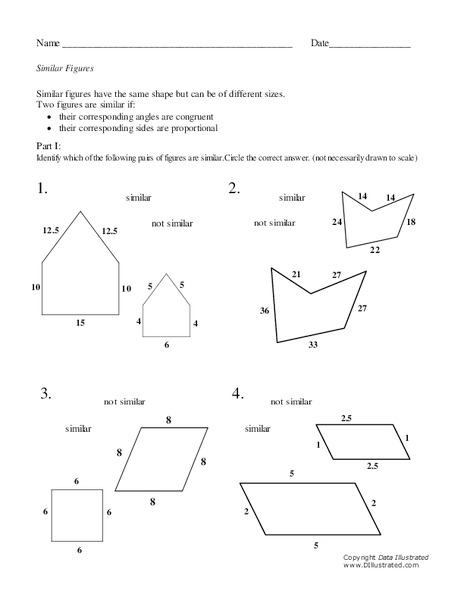 Similar Figures Worksheet