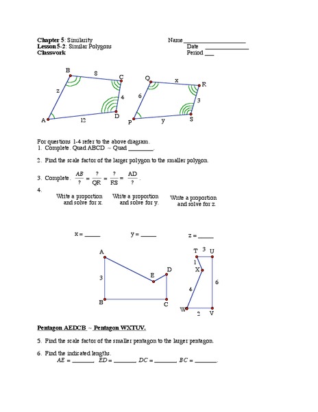 Similar Polygons Interactive