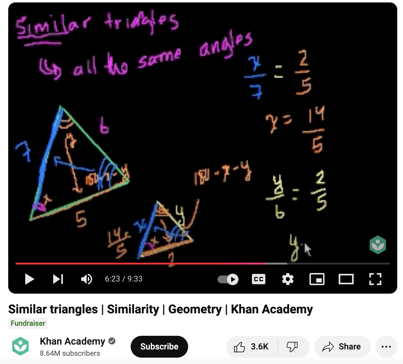 Similar Triangles, Similarity, Geometry Instructional Video