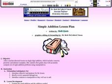 Simple Addition Lesson Plan