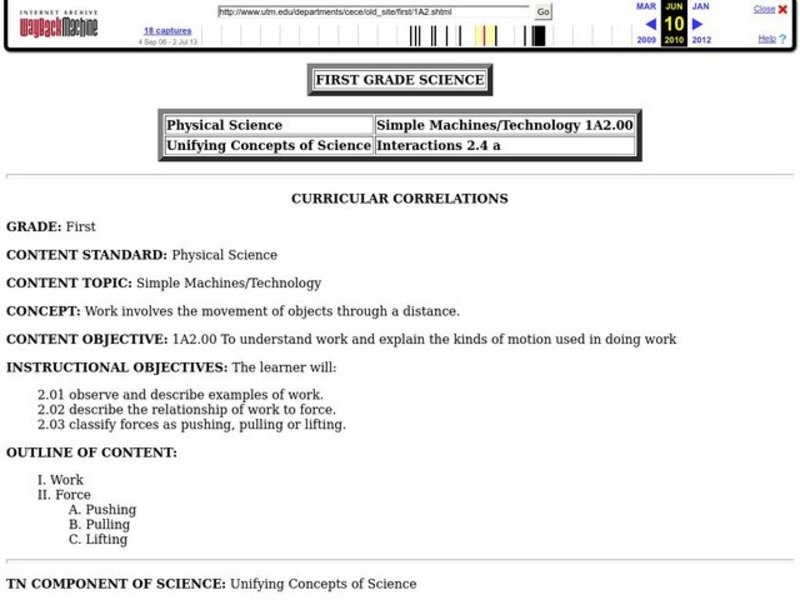 Simple Machines Lesson Plan
