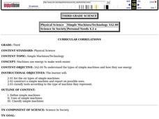 Simple Machines Lesson Plan