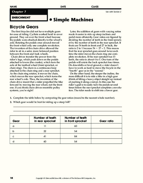 Simple Machines Organizer