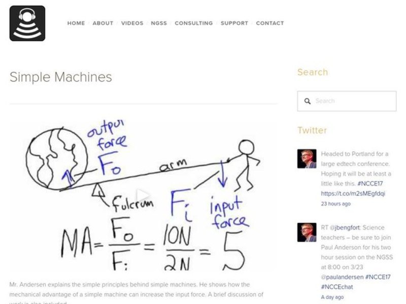 Simple Machines Instructional Video