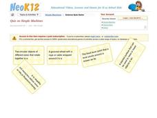 Simple Machines Quiz Interactive