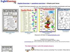 Simple Past Tense Interactive