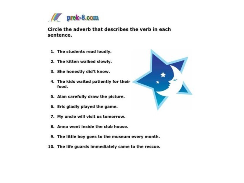 Adverb Practice Worksheet