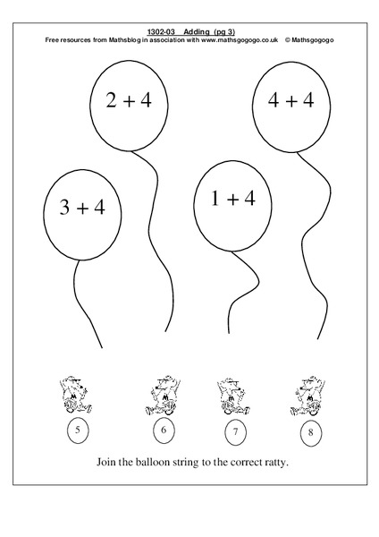 Single-Digit Addition Worksheet