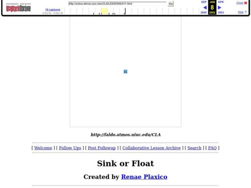 Sink or Float Lesson Plan