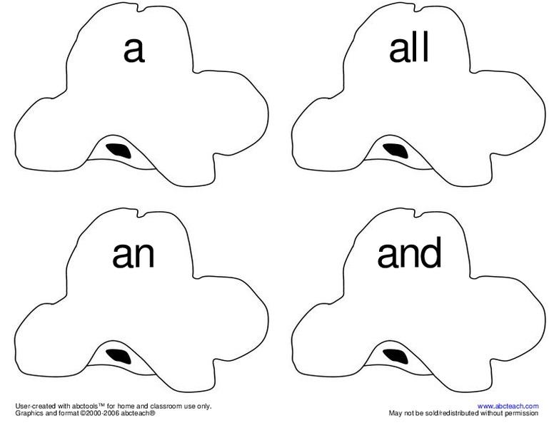 Site Words Worksheet