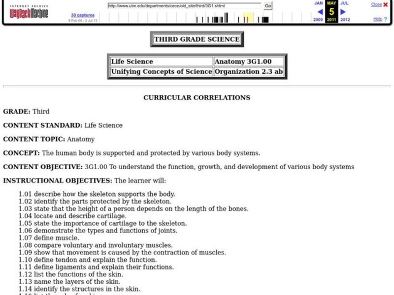 Skeletal System Lesson Plan