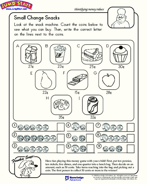 Small Change Snacks Lesson Plan