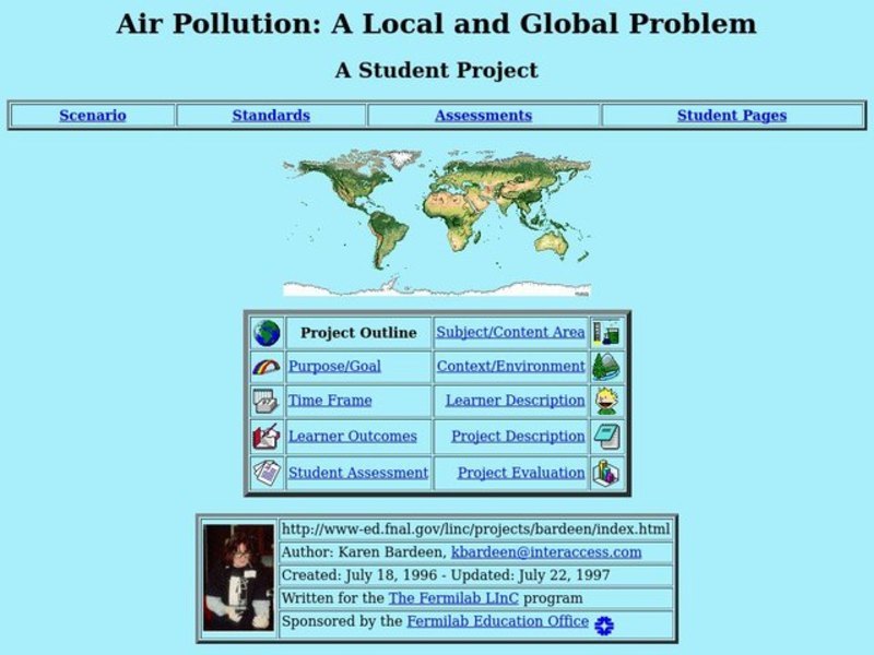 Air Pollution: A Local and Global Problem Lesson Plan