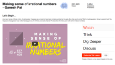 Making Sense of Irrational Numbers Instructional Video