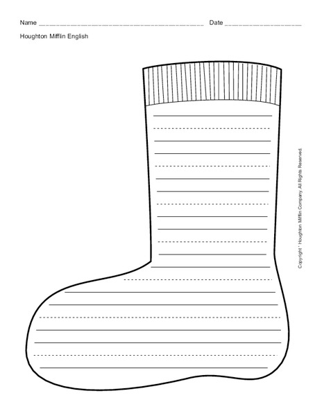 Sock Worksheet