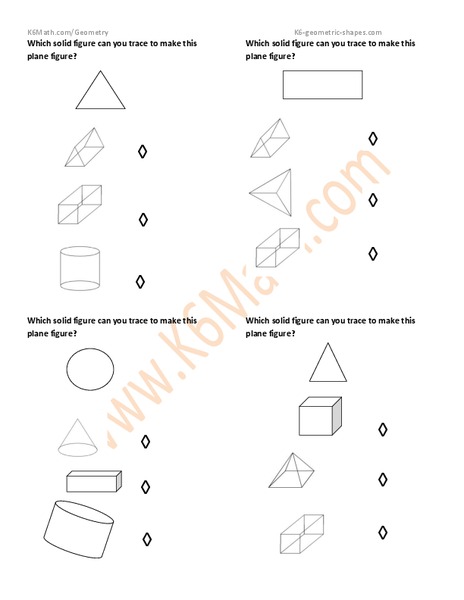 Solid Figures Worksheet