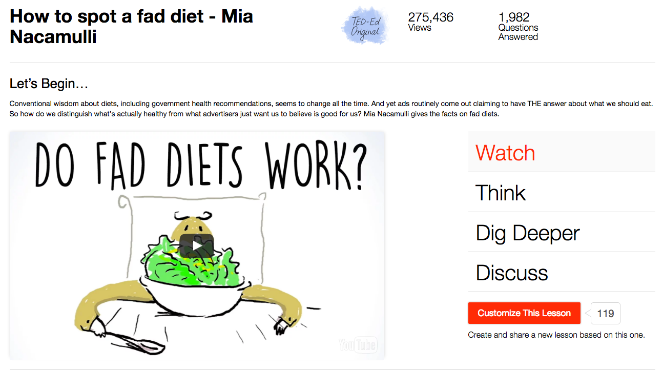 How to Spot a Fad Diet Instructional Video