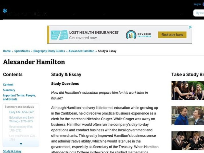 Alexander Hamilton Interactive