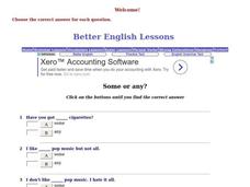 Some or any? Interactive