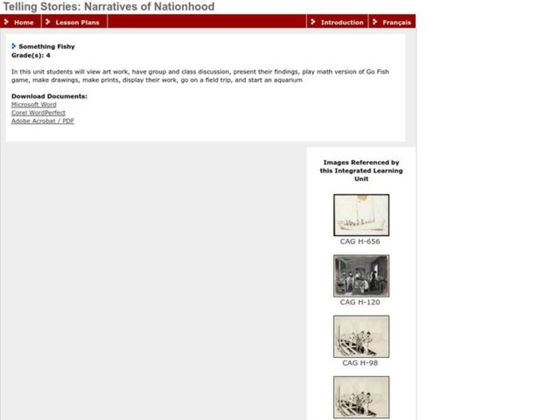 Something Fishy Lesson Plan