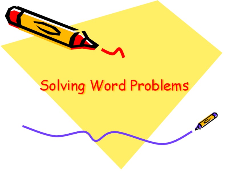 Solving Word Problems PPT