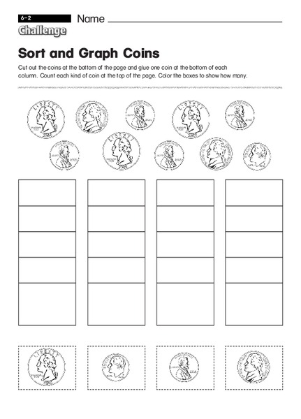 Sort and Graph Coins Organizer