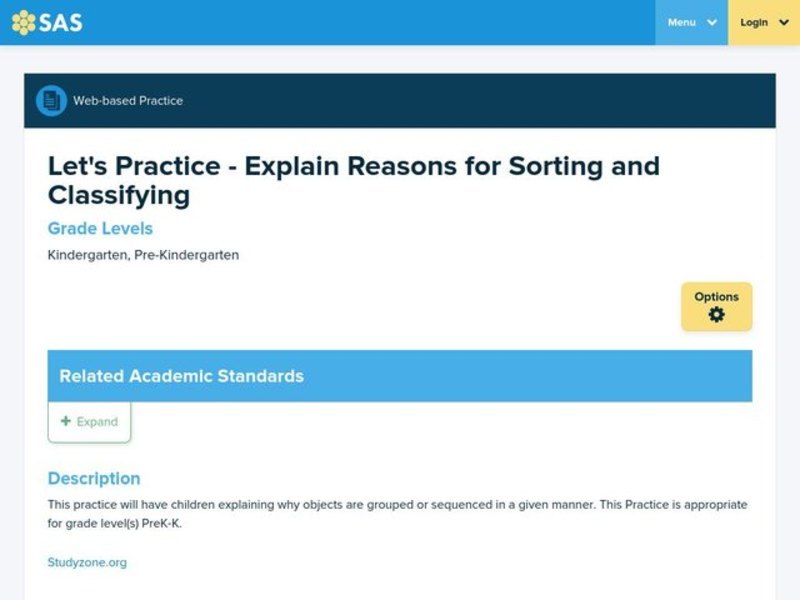 Sorting and Classifying Lesson Plan