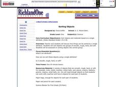 Sorting Objects Lesson Plan