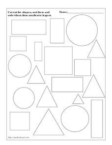 Sorting Shapes Worksheet