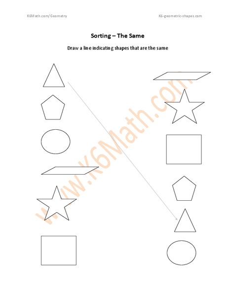 Sorting-The Same Worksheet