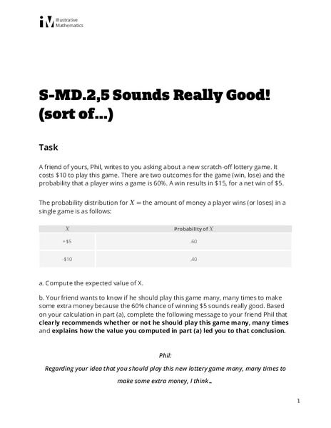 Sounds Really Good! (Sort Of...) Assessment