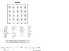 South Dakota Worksheet