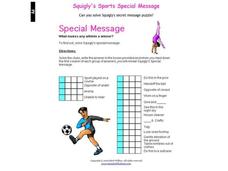 Special Message Worksheet