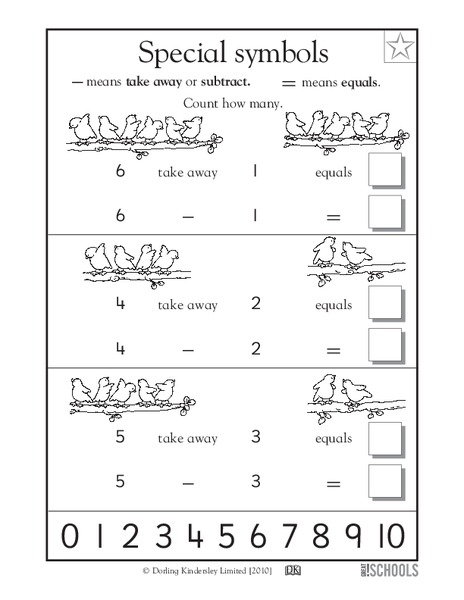 Special Symbols Worksheet