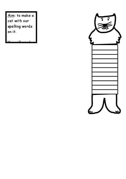 Spelling Practice Worksheet