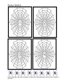 Spider Match Lesson Plan