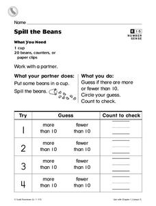 Spill the Beans Worksheet