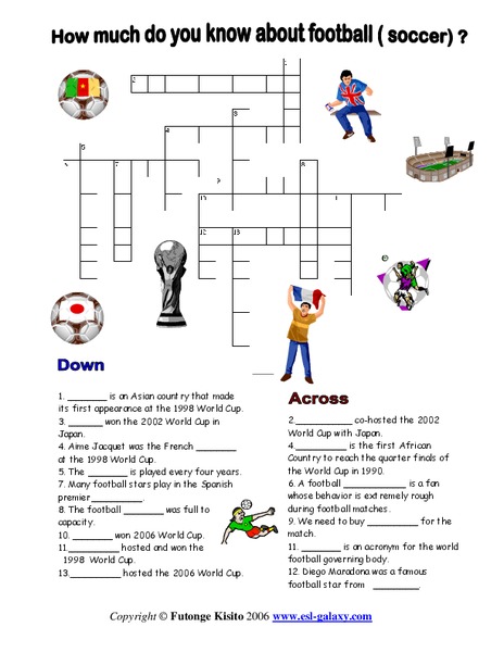 Sports and Olympics - Word Puzzle Lesson Plan