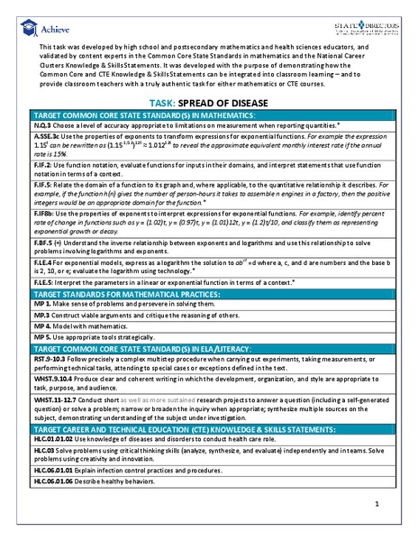 Spread of Disease Assessment