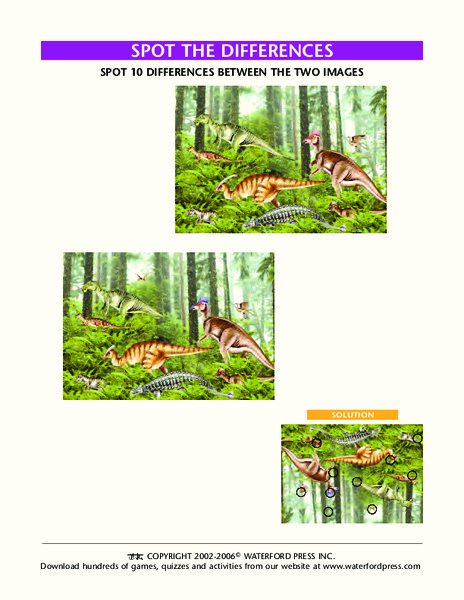 Spot the Differences Lesson Plan